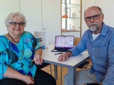    Berthilde Wörner und Peter Hornig foto